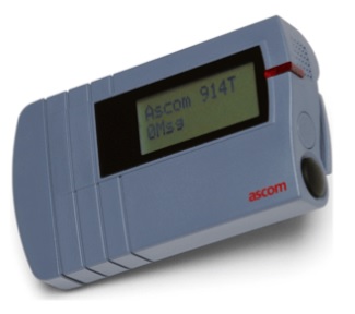 Récepteur H914T ascom avec vibreur  pour appel malade ou infirmière.